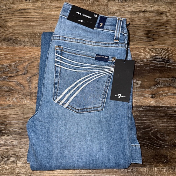 NWT 7 For All Mankind Dojo Tailorless Jeans 7FAMK
